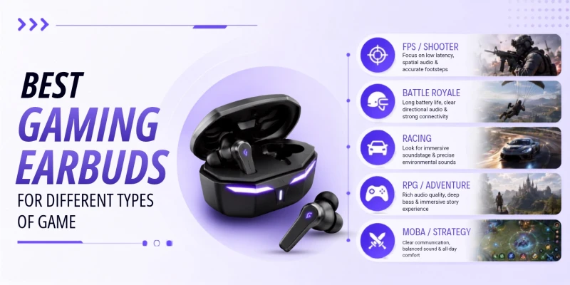 Best Gaming Earbuds for Different Types of Gamers