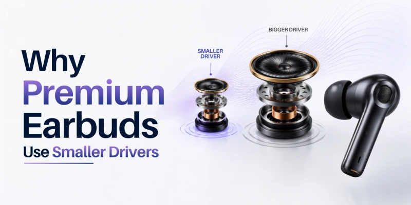 Why Premium Earbuds Use Smaller Drivers