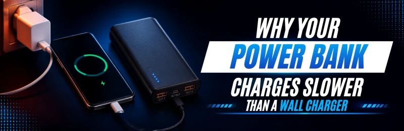 Why Your Power Bank Charges Slower Than a Wall Charger