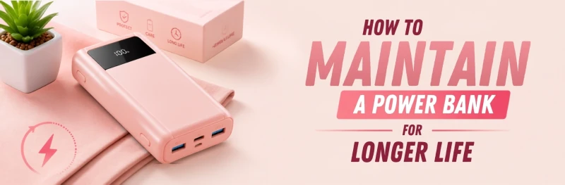 How to Maintain a Power Bank for Longer Life