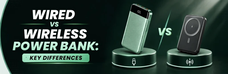Wired vs Wireless Power Bank: Key Differences