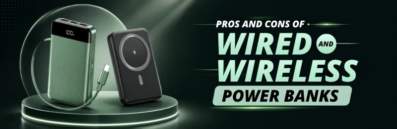 Pros and Cons of Wired and Wireless Power Banks