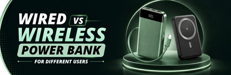 Wired vs Wireless Power Bank for Different Users