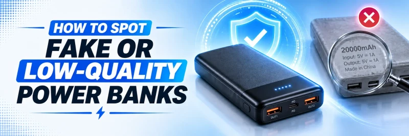 How to Spot Fake or Low-Quality Power Banks