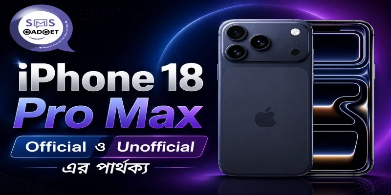 Official ও Unofficial iPhone 18 Pro Max এর মধ্যে পার্থক্য কী?