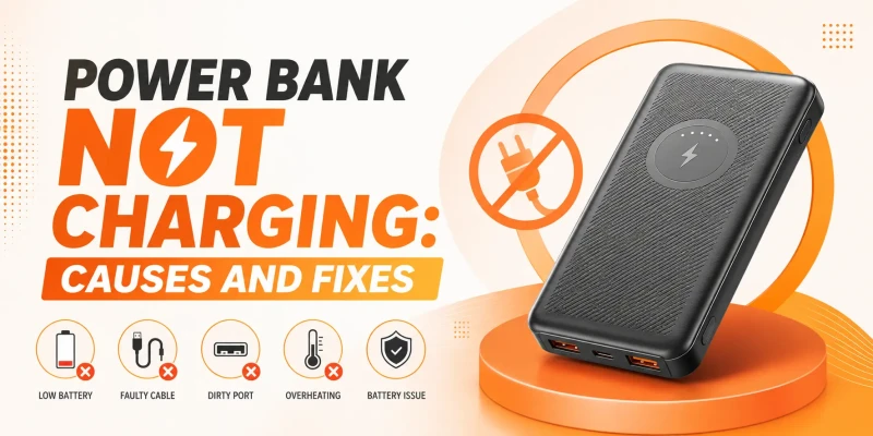 Power Bank Not Charging? Causes, Fixes & Troubleshooting Guide