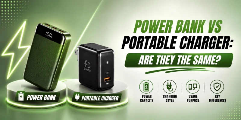 Power Bank vs Portable Charger: Are They the Same?