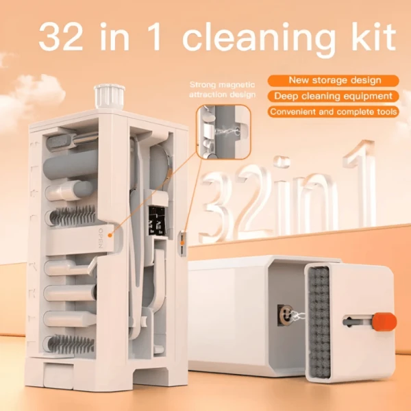 32-in-1 multi-functional cleaning kit