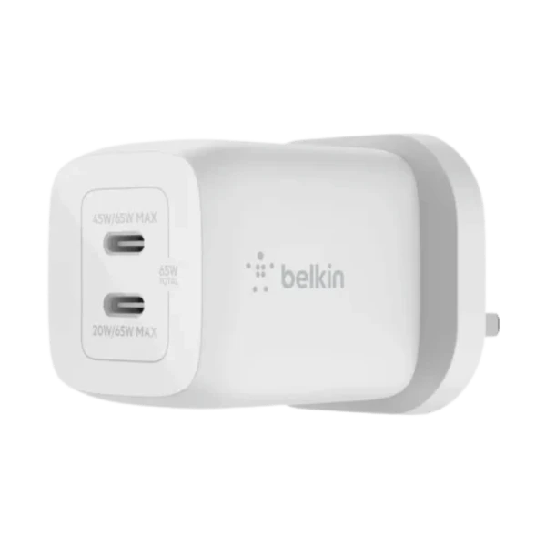Belkin BoostCharge Pro 65W Dual USB-C GaN Charger