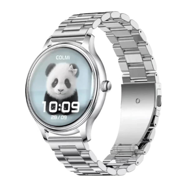 COLMI L28 Silicon and Steel Strap Smart Watch