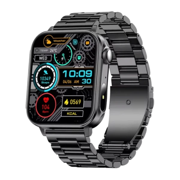 Colmi P80 Type C Charger Amoled Display Dual Strap Smartwatch