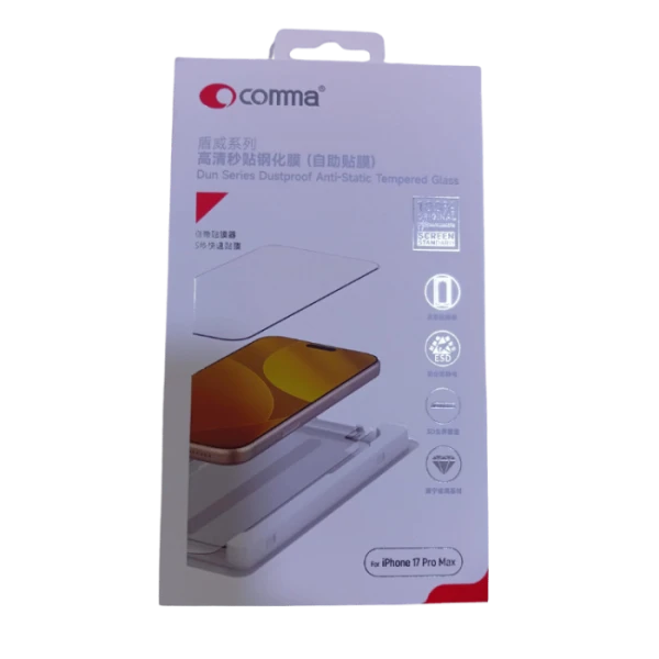 Comma Clear Glass with Applicator Clear 17 Pro Max