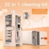 32-in-1 multi-functional cleaning kit