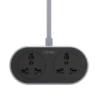 Ldnio SC2018 2 AC outlets universal extension power socket