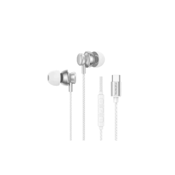 FONENG T67 Type-C In-Ear Heavy Bass Wired Earphone