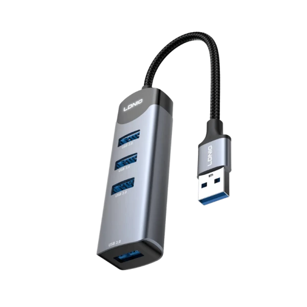 Ldnio DS-134U USB-A to USB 3.0×4 docking station hub (1.2m)