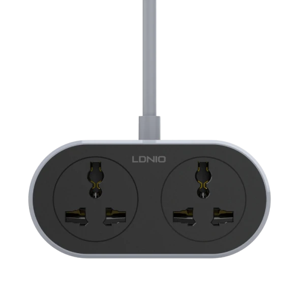Ldnio SC2018 2 AC outlets universal extension power socket