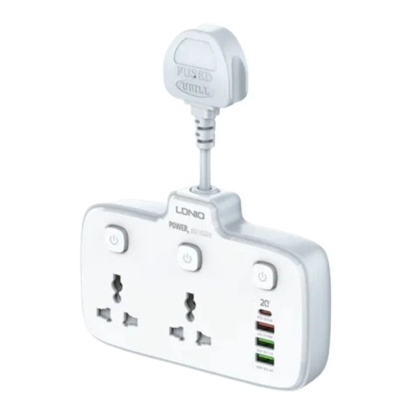 Ldnio SC2413 PD & QC3.0 2 universal outlets power socket