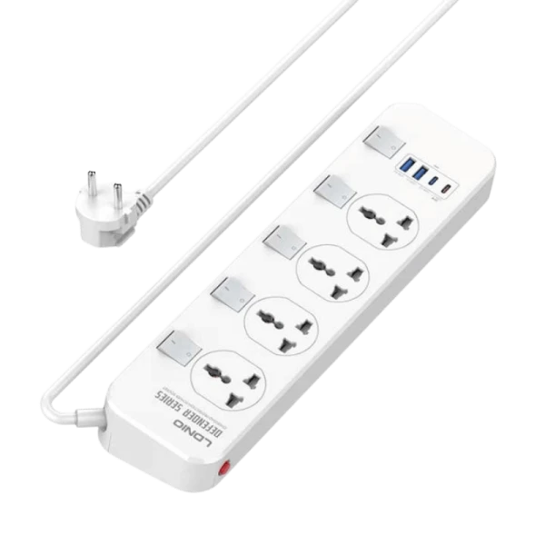 Ldnio SC4408C 2500W power socket with 4 AC outlets