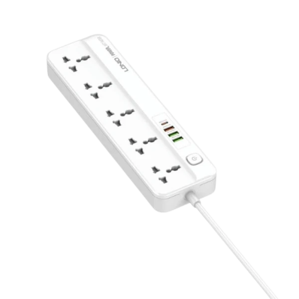 Ldnio SC5415 20W PD & QC3.0 power strip with 5 AC outlets