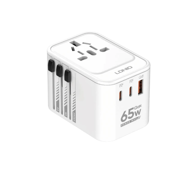 Ldnio Z6 GaN 65W all-in-one universal power adapter