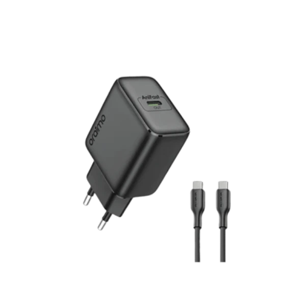 Oraimo PowerGaN 251 25W EU GaN Fast Charging Adapter with USB-C to USB-C Cable (OCW-5251ECC)