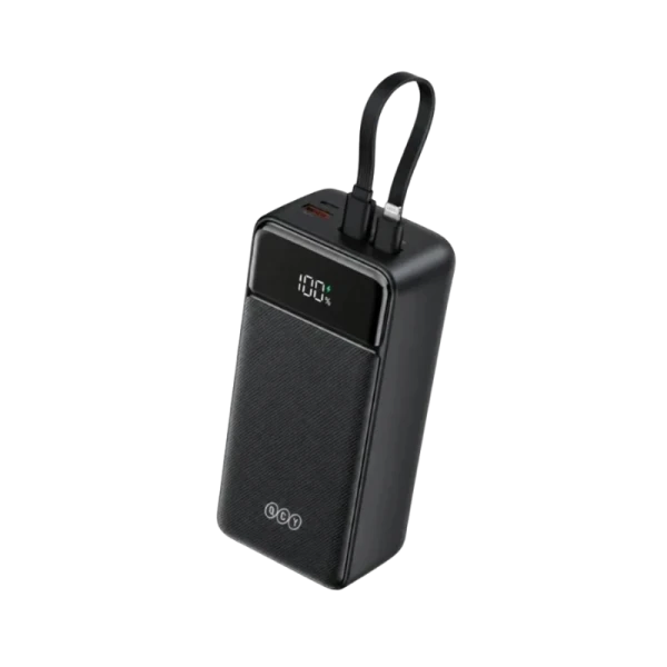 QCY Pulse PB30A 30000mAh 22.5W Fast Charging Power Bank with Built-in Cables