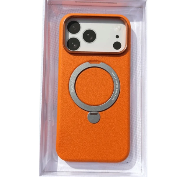 X-Level Better Enjoyment Stand Leather Case for iPhone 17 Series