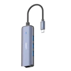 Ldnio DS-124C Type-C to USB 3.0×3 + RJ45 docking station hub