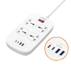 Ldnio SC4407C universal outlet 45W USB power strip with 4 AC outlets