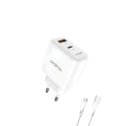 Oraimo PowerGaN 27W PD Fast Charger Kit with USB-C Cable (OCW-E104D+C53)